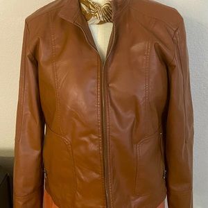 Faux Leather jacket - Large